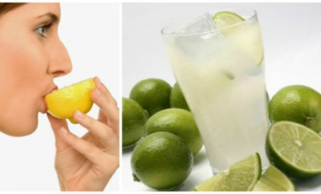 Cuidado al beber agua con limón